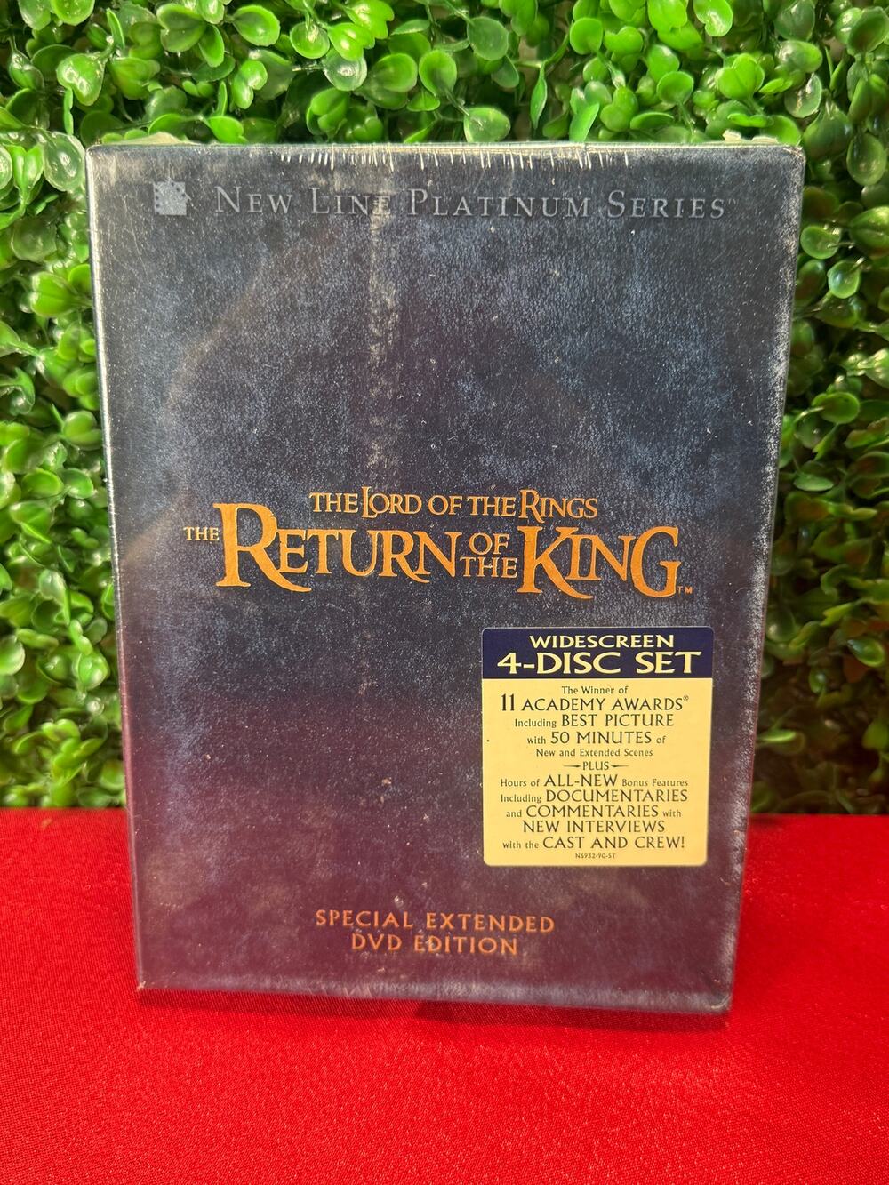 NEW Sealed Lord Of The Rings Return Of The King Extended Edition 4-Disc DVD Set